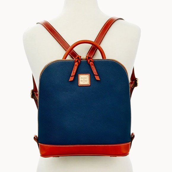 Dooney & Bourke Blue and Tan Backpack main image 4